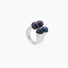 Load image into Gallery viewer, TEODORA BLACK PEARL RING
