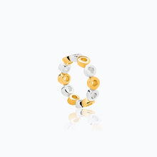 Load image into Gallery viewer, VOLCANO ROUND GOLD VERMEIL RING
