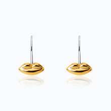 Load image into Gallery viewer, BÉSAME SOLITAIRE VERMEIL EARRINGS
