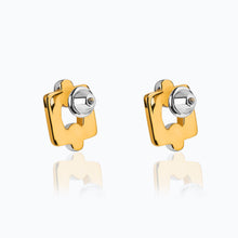 Load image into Gallery viewer, HERENCIA SQUARE AND OVAL EARRINGS

