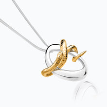 Load image into Gallery viewer, SNAKE VERMEIL PENDANT
