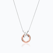 Load image into Gallery viewer, X ROSE VERMEIL PENDANT
