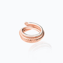 Load image into Gallery viewer, SNAKE ROSE GOLD RING
