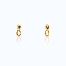Load image into Gallery viewer, INFINITY GOLD EARRINGS
