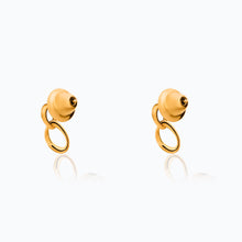 Load image into Gallery viewer, ANIMALES GOLD LINK EARRINGS
