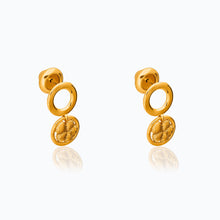 Load image into Gallery viewer, BORDADOS GOLD EARRINGS
