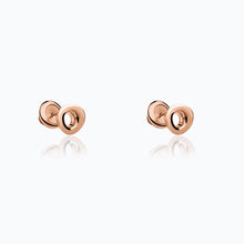 Load image into Gallery viewer, VOLCANO ROSE GOLD EARRINGS
