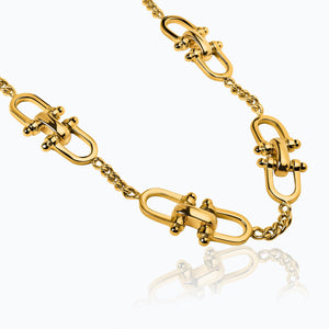 HERENCIA SPURS CHOKER GOLD