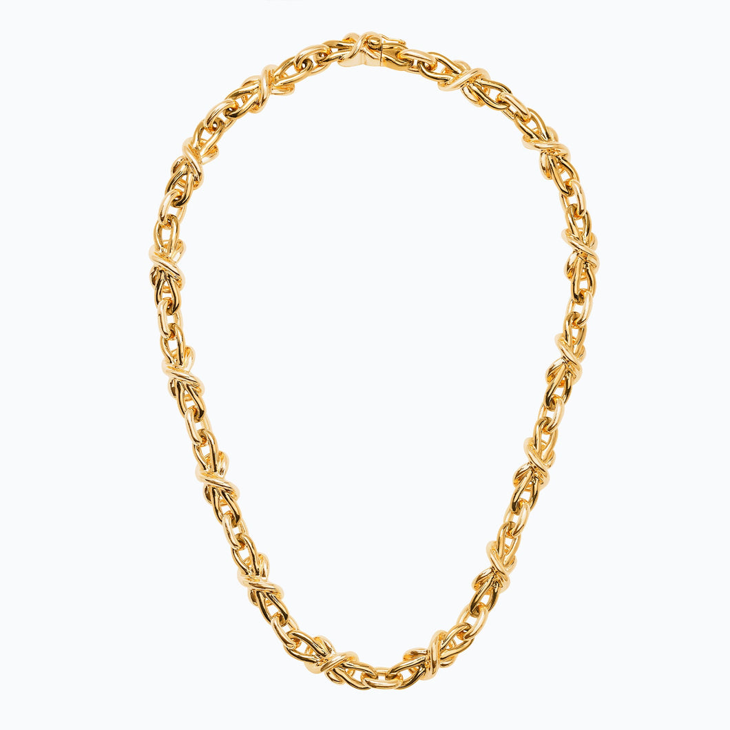 HERENCIA BOW CHOKER GOLD