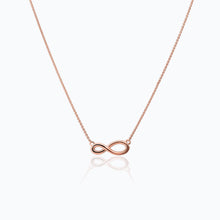 Load image into Gallery viewer, INFINITY ROSE GOLD PENDANT

