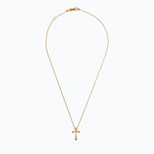 Load image into Gallery viewer, DROP GOLD CROSS PENDANT
