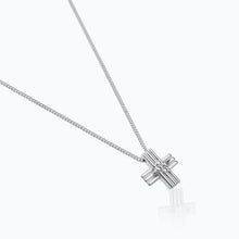 Load image into Gallery viewer, KNITTED CROSS PENDANT
