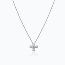 Load image into Gallery viewer, KNITTED CROSS PENDANT 23.6&quot;
