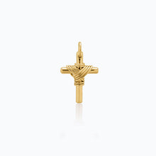 Load image into Gallery viewer, GREEK GOLD CROSS PENDANT
