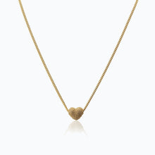 Load image into Gallery viewer, CHAQUIRA BEAD HEART GOLD PENDANT
