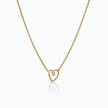 Load image into Gallery viewer, TIE HEART GOLD PENDANT
