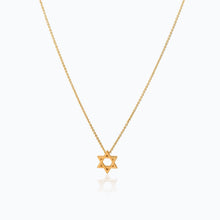 Load image into Gallery viewer, STAR OF DAVID FLAT PENDANT
