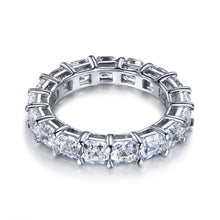 Load image into Gallery viewer, Labyrinth Diamonds Asscher Cut Diamond Eternity Band in 14K White Gold
