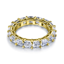 Load image into Gallery viewer, Labyrinth Diamonds Asscher Cut Diamond Eternity Band in 14K Yellow Gold
