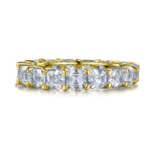 Load image into Gallery viewer, Labyrinth Diamonds Asscher Cut Diamond Eternity Band in 14K Yellow Gold
