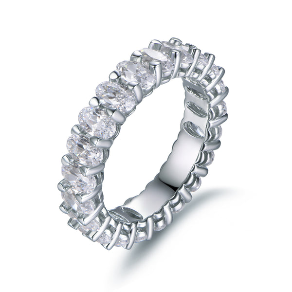 Labyrinth Diamonds Oval Cut Diamond Eternity Band - Oval