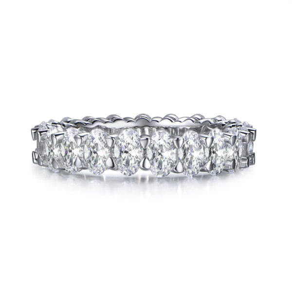 Labyrinth Diamonds Oval Cut Diamond Eternity Band - Oval