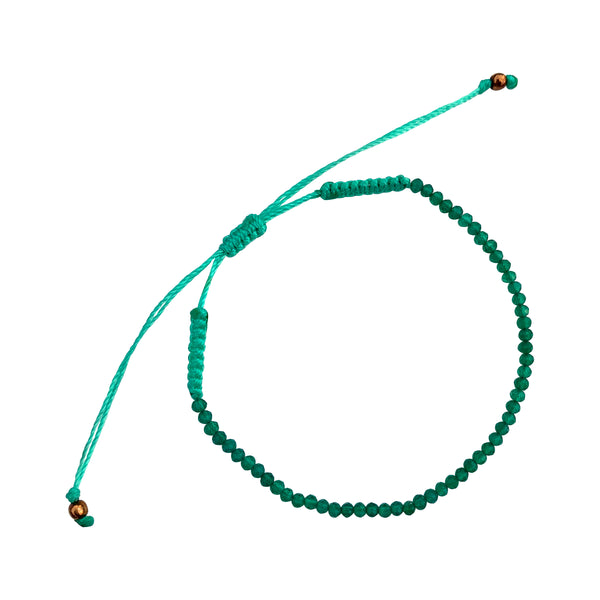 Atelier All Day Precious Stone Emerald String Bracelet