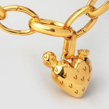 Load image into Gallery viewer, NOPAL HEART GOLD CHARM
