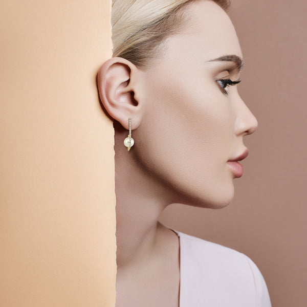 OWN Your Story Delicate Edge Pearl Earrings