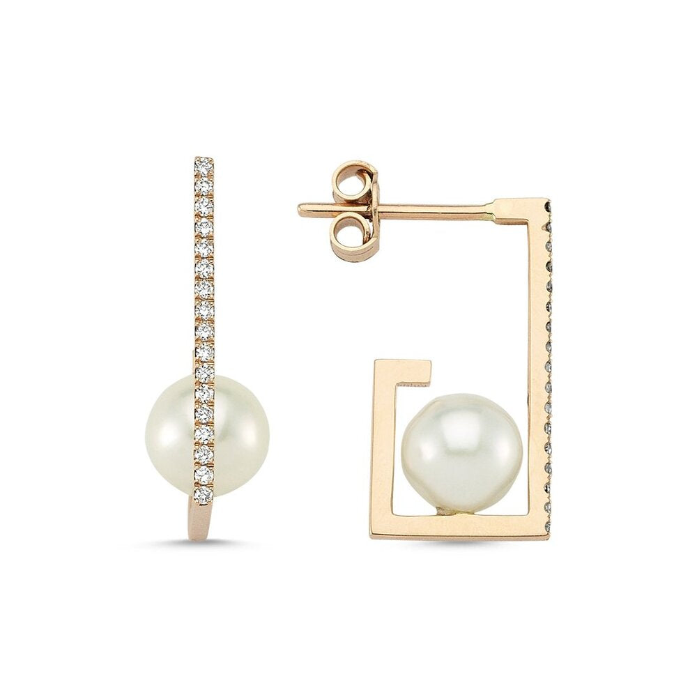 OWN Your Story Delicate Edge Pearl Earrings
