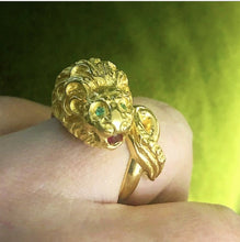 Load image into Gallery viewer, Matthia&#39;s &amp; Claire Etrusca Lion Ring

