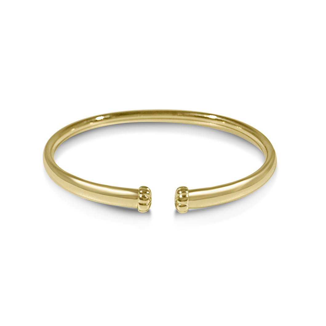 Matthia's & Claire Flexi Collection Yellow Gold Cuff Bracelet