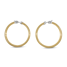 Load image into Gallery viewer, Matthia&#39;s &amp; Claire Mid Size Skinnier Yellow Gold Hoops
