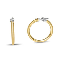 Load image into Gallery viewer, Matthia&#39;s &amp; Claire Small Skinny Yellow Gold Hoops
