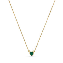 Load image into Gallery viewer, Atelier All Day 14K Gold &amp; Precious Emerald Heart Pendant
