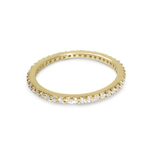 Load image into Gallery viewer, Atelier All Day 14K Gold &amp; White Diamond Pavé Eternity Band
