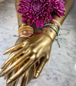 Atelier All Day Gold Beaded String Bracelet