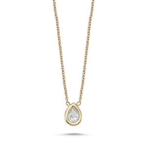 OWN Your Story Lunette Pear Shaped Diamond Pendant