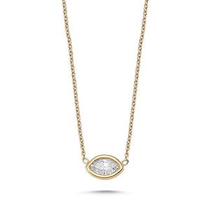 OWN Your Story Lunette Marquise Cut Diamond Pendant