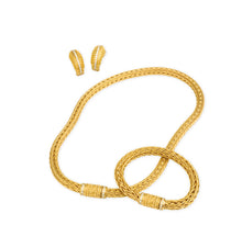 Load image into Gallery viewer, Matthia’s &amp; Claire Etrusca 18K Yellow Gold Woven Bracelet
