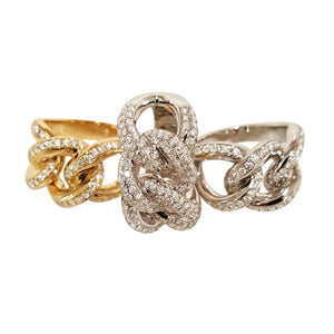 Matthia's & Claire Precious Links White Gold Ring