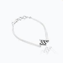 Load image into Gallery viewer, TANE RACING DOUBLE FLAG CHAIN BRACELET
