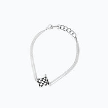 Load image into Gallery viewer, TANE RACING DOUBLE FLAG CHAIN BRACELET
