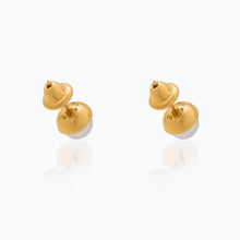 Load image into Gallery viewer, TEODORA GOLD PEARL EARRINGS
