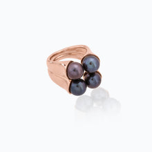 Load image into Gallery viewer, TEODORA ROSE GOLD BLACK PEARL
