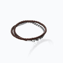 Load image into Gallery viewer, COMET BROWN LEATHER BRACELET
