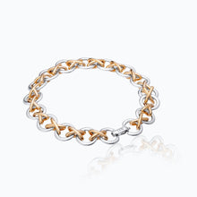 Load image into Gallery viewer, X CHAIN VERMEIL BRACELET

