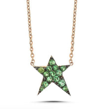 Load image into Gallery viewer, OWN Your Story Emerald Rock Star Necklace
