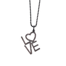Load image into Gallery viewer, Anné Gangel Diamond Pave LOVE Pendant
